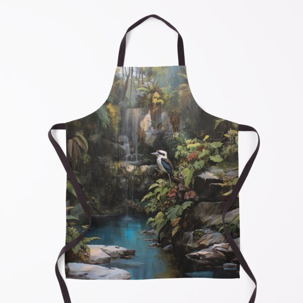 Item preview, A Kookaburra perched near waterfalls, Birds in Motion designed and sold by CDC40.