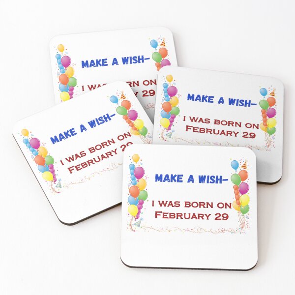Item preview, Leap Year Birthday. The Very Limited Edition-Born on February 29 designed and sold by ShrimpAndGrits.