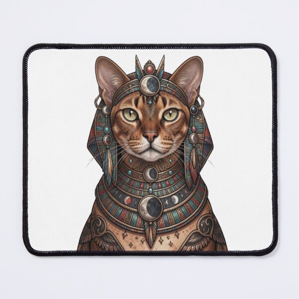 Item preview, Ancient Abyssinian Cat | Gothic Celestial Design designed and sold by JanjjaSoulInk.