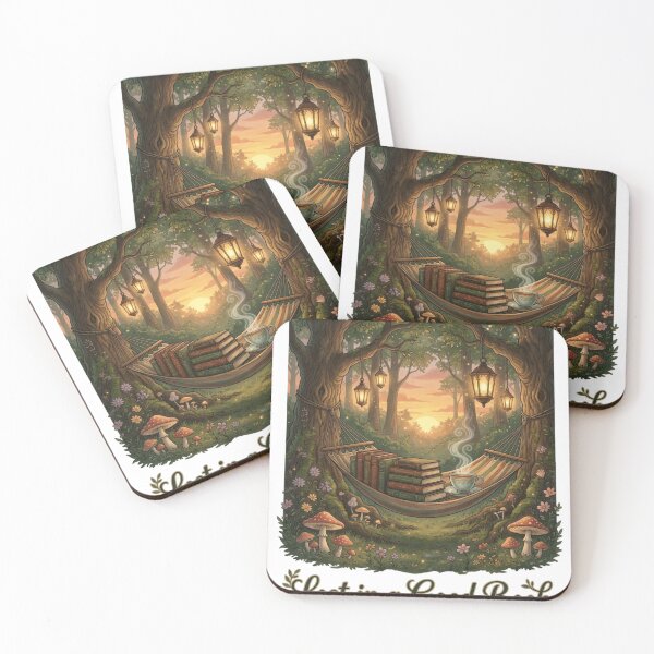 Item preview, Forest Reading Retreat Sticker Souvenir Summer Edition designed and sold by Imaginarium of Chaos falcon88 .