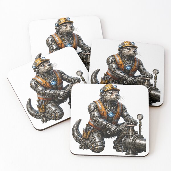 Item preview, Steel Otter Pipeline Technician | Mechanical Robot Worker | Steelcoat Studio designed and sold by SteelCoat Studio.