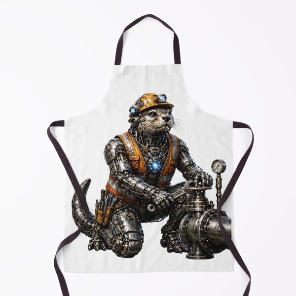 Item preview, Steel Otter Pipeline Technician | Mechanical Robot Worker | Steelcoat Studio designed and sold by SteelCoat Studio.