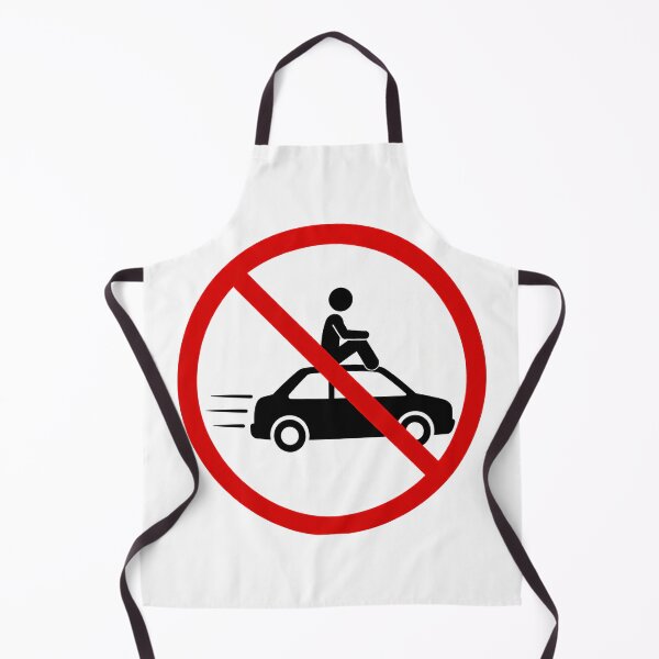 Item preview, Funny Don't Ride On Car Roof designed and sold by MonkiFlipp.