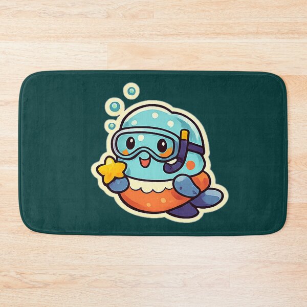 Item preview, Cute Snorkeling Sea Explorer Holding a Starfish Design designed and sold by Nawi32.