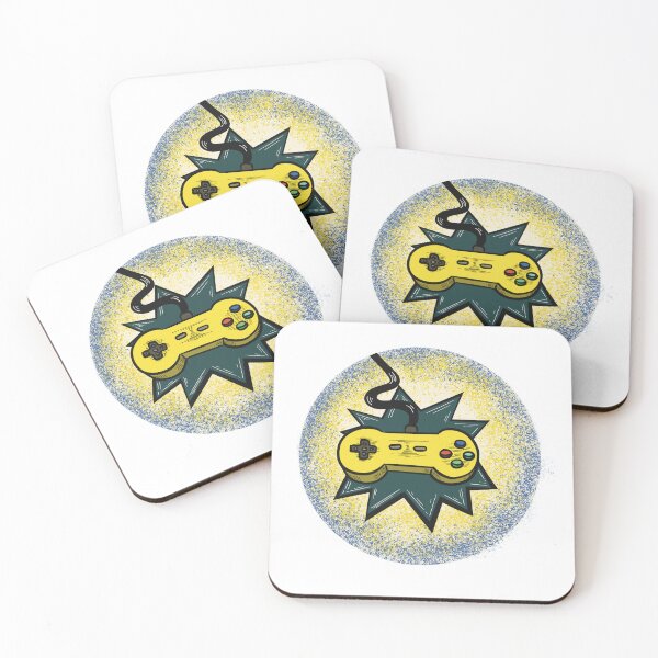 Item preview, Pop Art Retro Game Controller Illustration designed and sold by TAWN ILLUSTRATIONS.