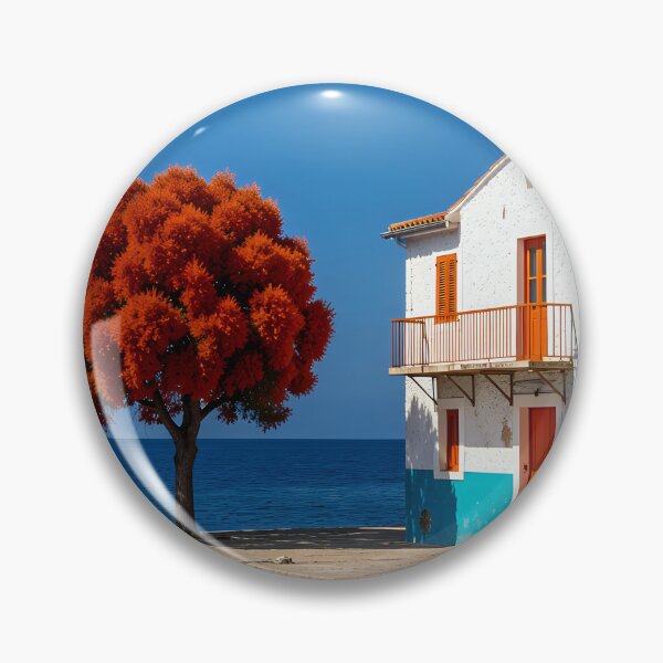 Item preview, Mediterranean dream: The house by the azure sea designed and sold by VoidVeilStudio.