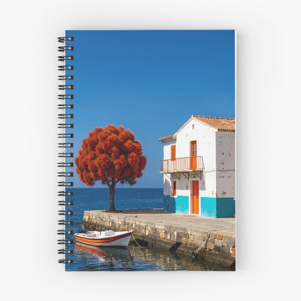 Item preview, Mediterranean dream: The house by the azure sea designed and sold by VoidVeilStudio.
