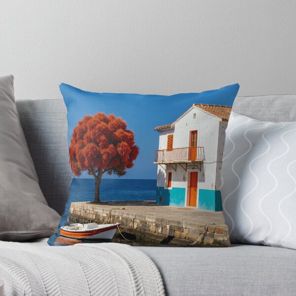 Item preview, Mediterranean dream: The house by the azure sea designed and sold by VoidVeilStudio.