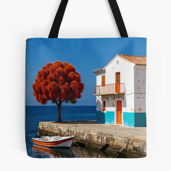Item preview, Mediterranean dream: The house by the azure sea designed and sold by VoidVeilStudio.