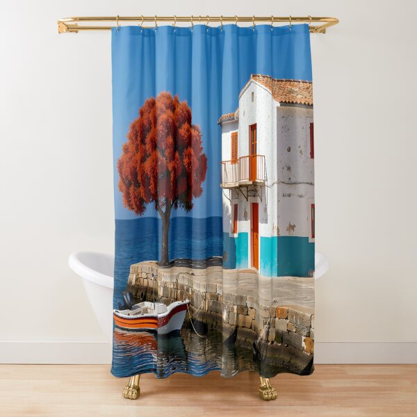 Item preview, Mediterranean dream: The house by the azure sea designed and sold by VoidVeilStudio.