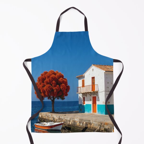Item preview, Mediterranean dream: The house by the azure sea designed and sold by VoidVeilStudio.