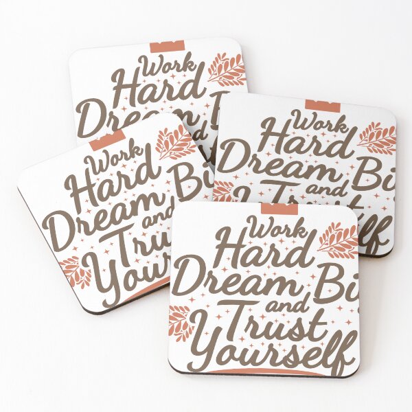 Item preview, Work Hard Dream Big And Trust Yourself designed and sold by T-shirts for hot people .