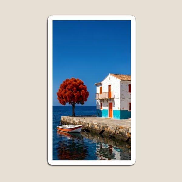 Item preview, Mediterranean dream: The house by the azure sea designed and sold by VoidVeilStudio.