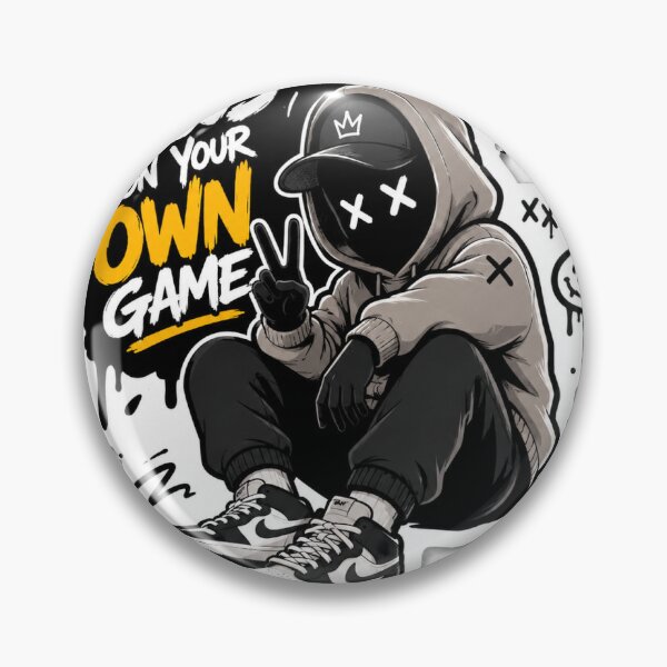 Item preview, Focus On Your Own Game – Gen Z Streetwear Graffiti Vinyl Sticker | Cool Aesthetic Laptop, Water Bottle & Phone Decal designed and sold by Megahitt.