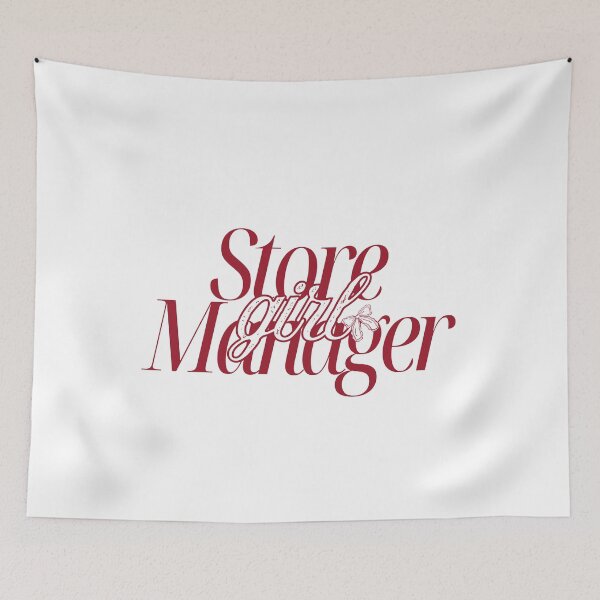 Item preview, Store Manager Girl Cute designed and sold by CuteLovelyDesigns.