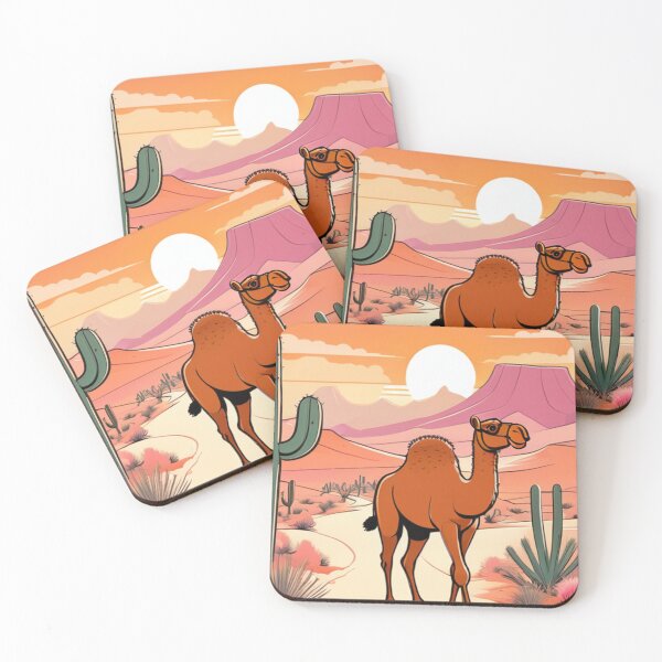 Item preview, Art - Stylized Illustration, Desert Landscape and Emblematic Animal designed and sold by World-Pets.