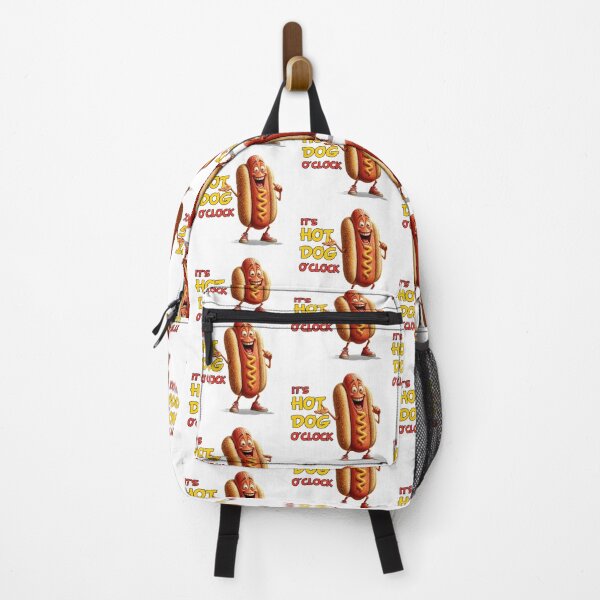Item preview, It's Hot Dog O'Clock - Cartoon Funny Illustration designed and sold by Wilcox PhotoArt.