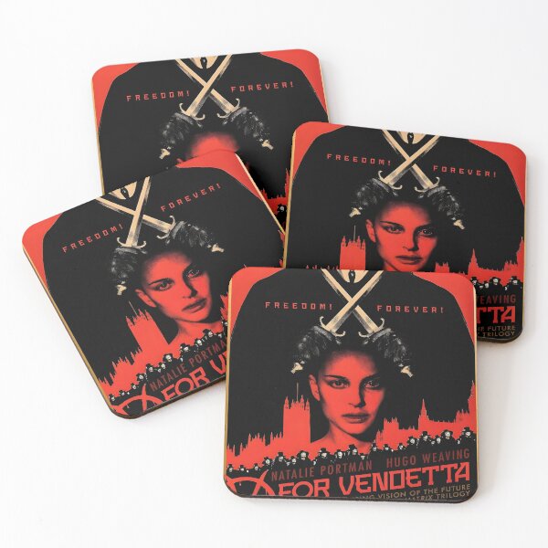 Item preview, V for Vendetta Original Custom Vintage Movie Poster Wall Art designed and sold by Cool Robot Bro..