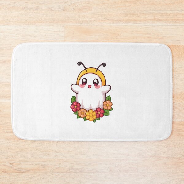 Item preview, Bee Ghost Sticker | Floral Spring Ghost Vinyl Decal | Cottagecore Aesthetic designed and sold by Pandey14.