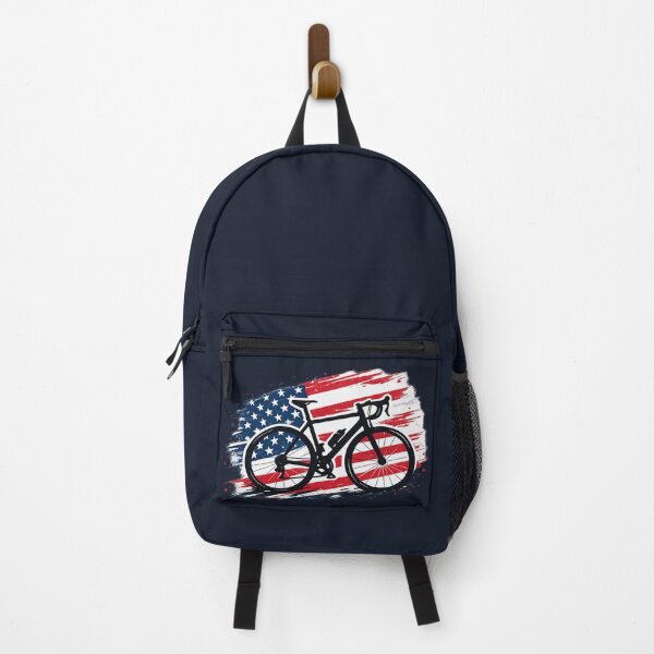 Item preview, USA Road Bike Gift Patriotic Cycling Art designed and sold by Corvoria.
