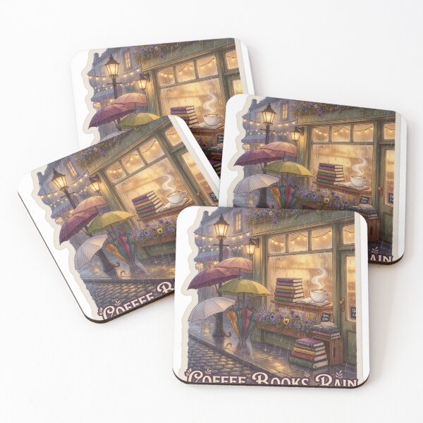 Item preview, Rainy Book Cafe Sticker Souvenir Summer Edition designed and sold by Imaginarium of Chaos falcon88 .