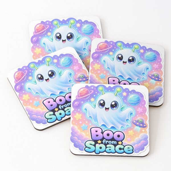 Item preview, Alien Ghost Boo from Space designed and sold by Ruamid.