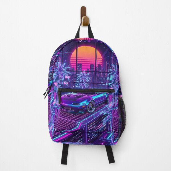 Item preview, Vaporwave Cyberpunk City Lightweight RWD Tuner Night Street Drive designed and sold by RevUpDesign.