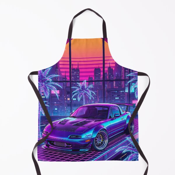 Item preview, Vaporwave Cyberpunk City Lightweight RWD Tuner Night Street Drive designed and sold by RevUpDesign.