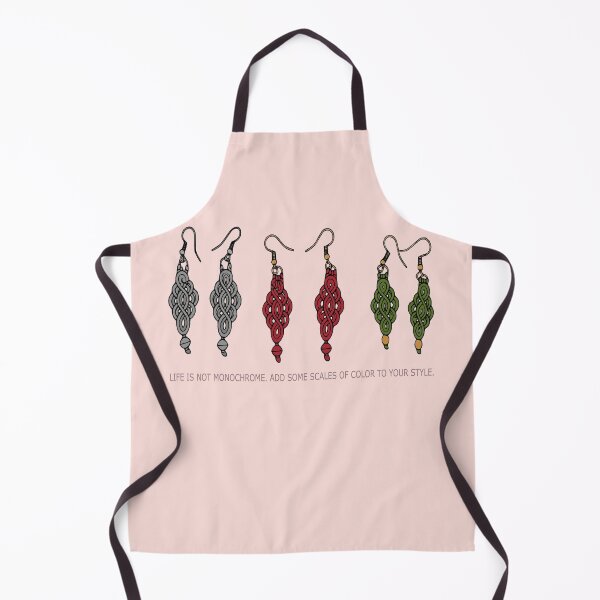 Item preview, Boho Macrame Earrings – Colorful Minimal Line Art Blush Pink Edition designed and sold by Macramellennias.