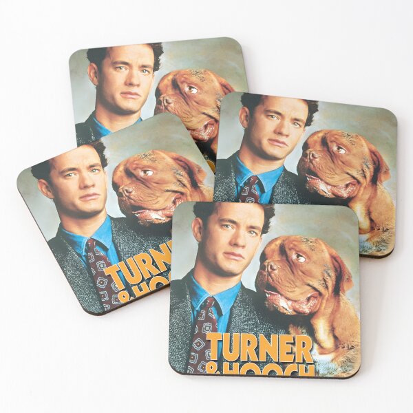 Item preview, Turner & Hooch Original Custom Vintage Movie Poster Wall Art designed and sold by Cool Robot Bro..