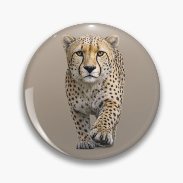Item preview, Cheetah Approaching Wildlife Portrait designed and sold by BROHLine Studio.