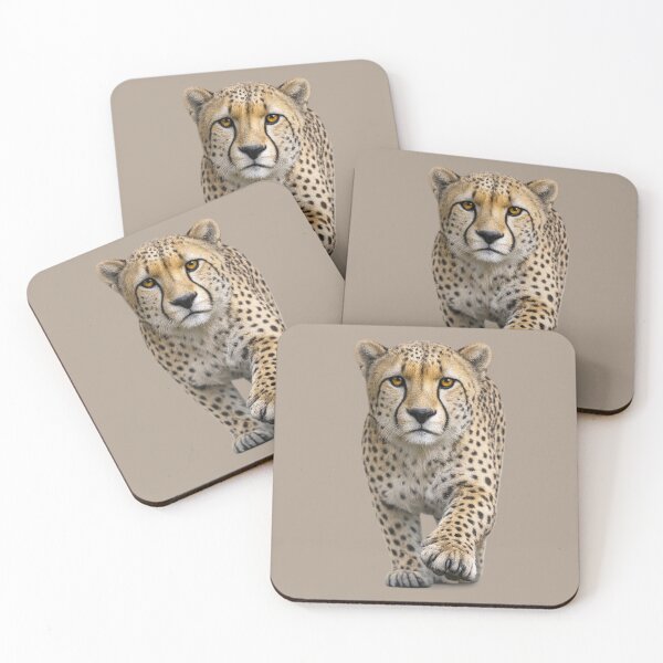 Item preview, Cheetah Approaching Wildlife Portrait designed and sold by BROHLine Studio.