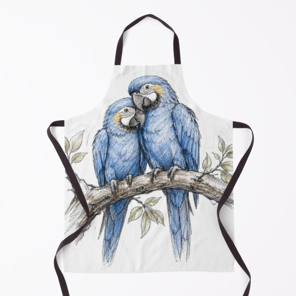 Item preview, Blue Macaw Couple designed and sold by Snurly.