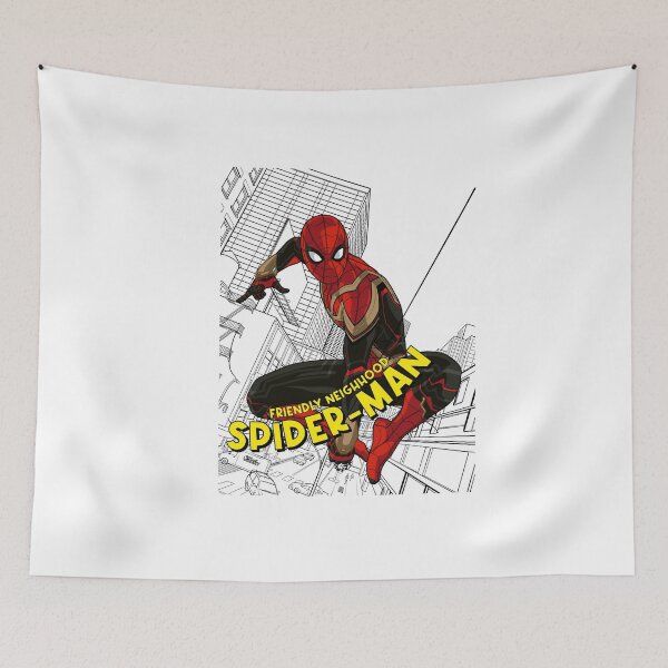 Item preview, Friendly Neighborhood Web Hero Action Pose Cartoon Icon designed and sold by Krasnovaovaova.