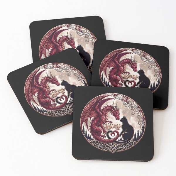 Item preview, Dragon Cat Hand Boop Nose Full Moon Fantasy Humor Outdoor designed and sold by gear-posters.