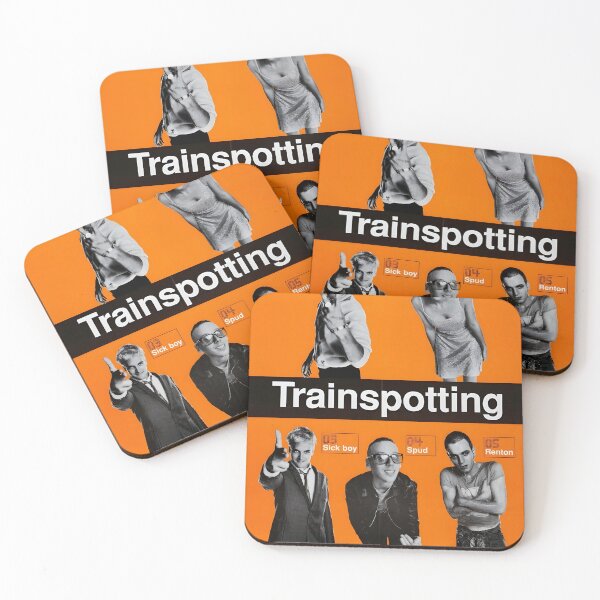 Item preview, Trainspotting Original Custom Vintage Movie Poster Wall Art designed and sold by Cool Robot Bro..