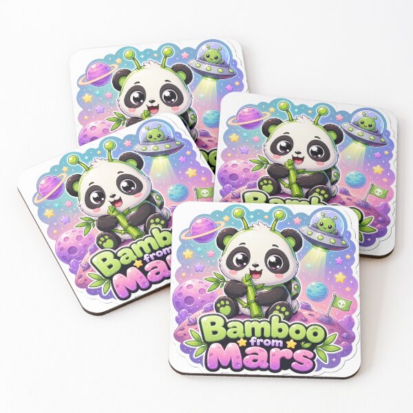 Item preview, Alien Panda Bamboo from Mars designed and sold by Ruamid.