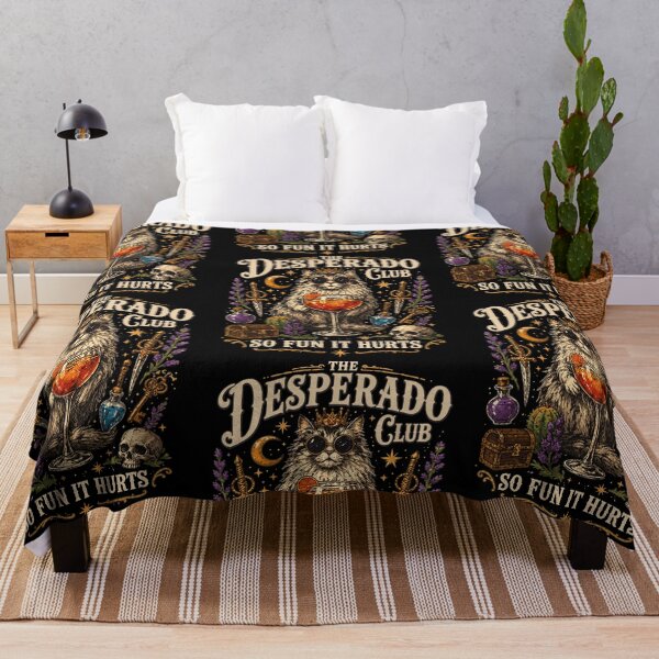 Aperçu de l'œuvre Le Club Desperado : Tellement amusant que ça fait mal ! Design fantastique pour chats créée et vendue par phoebelevine.