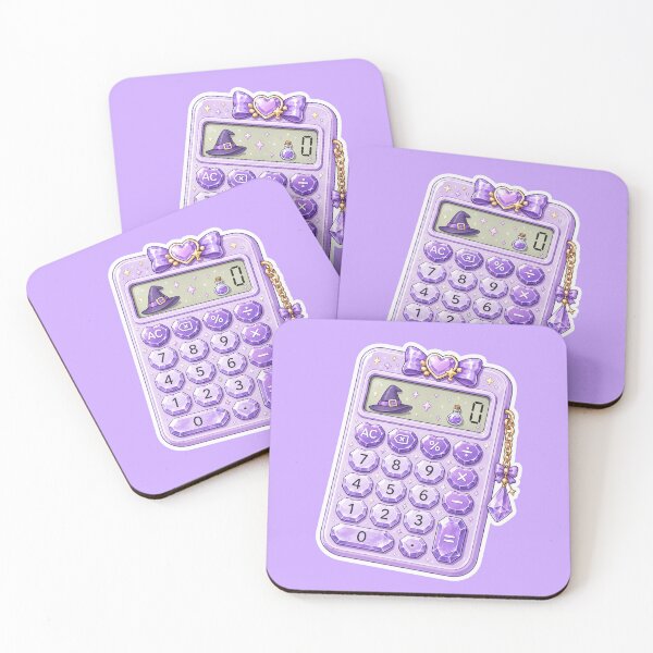 Item preview, Cute Witchcore Crystal Calculator Sticker designed and sold by Christiana-Art.