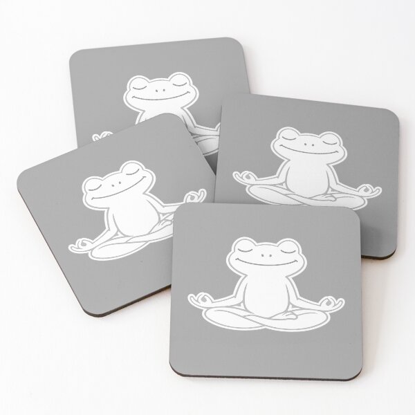 Item preview, Meditation Frog Sticker | Zen Frog | Yoga Frog Cartoon Gift designed and sold by Moss & Mellow.