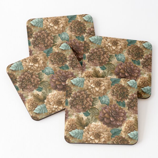 Item preview, Fresh Dahlias Floral - Tropical Flower Pattern  - Birthday Gifts For Mom designed and sold by RoyalStarsPatts.