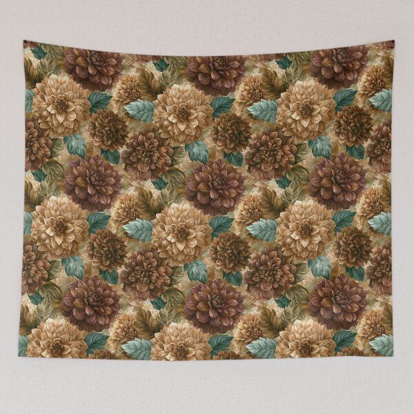 Item preview, Fresh Dahlias Floral - Tropical Flower Pattern  - Birthday Gifts For Mom designed and sold by RoyalStarsPatts.