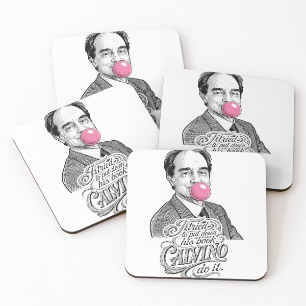 Item preview, Wall Art - Postcard - Calvino Bubblegum Wit designed and sold by ForeverPrintsOK.