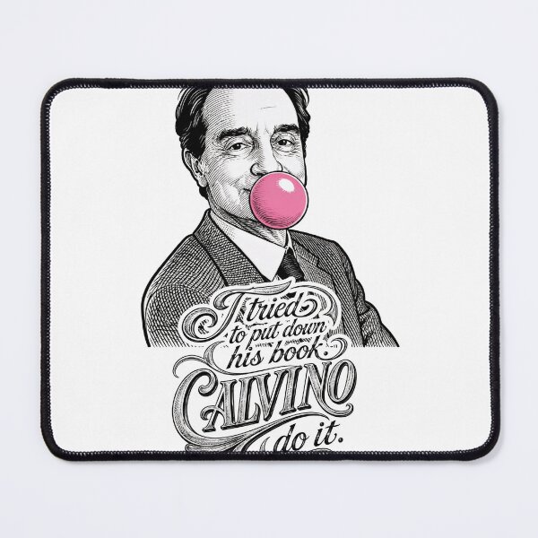 Item preview, Wall Art - Postcard - Calvino Bubblegum Wit designed and sold by ForeverPrintsOK.