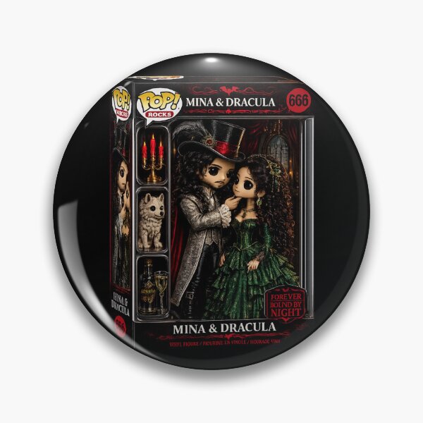 Item preview, Mina & Dracula – Forever Bound by Night | Gothic Pop Rocks Collector Doll Box designed and sold by Occupational  Horrors.