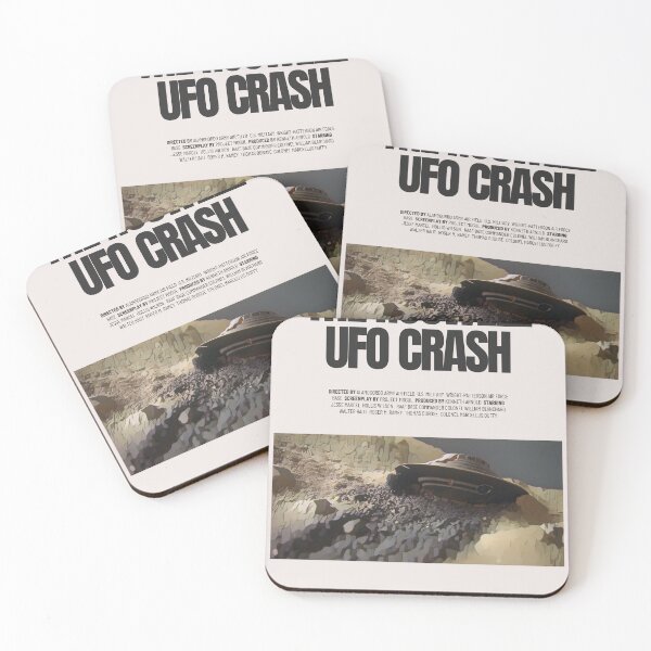 Item preview, The Roswell UFO Crash Original Custom Vintage Movie Poster Wall Art designed and sold by Cool Robot Bro..