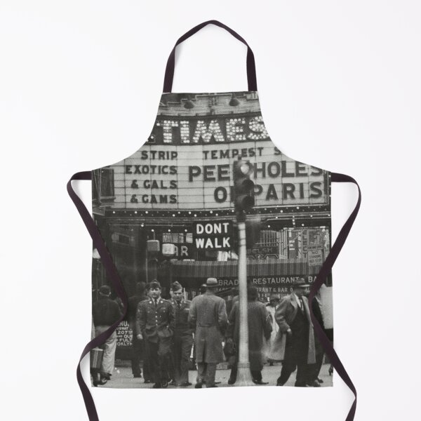 Item preview, Vintage 1956 Theater Marquee in Times Square, New York black and white photographic art print photograph designed and sold by Astrid Arkhangelsky.