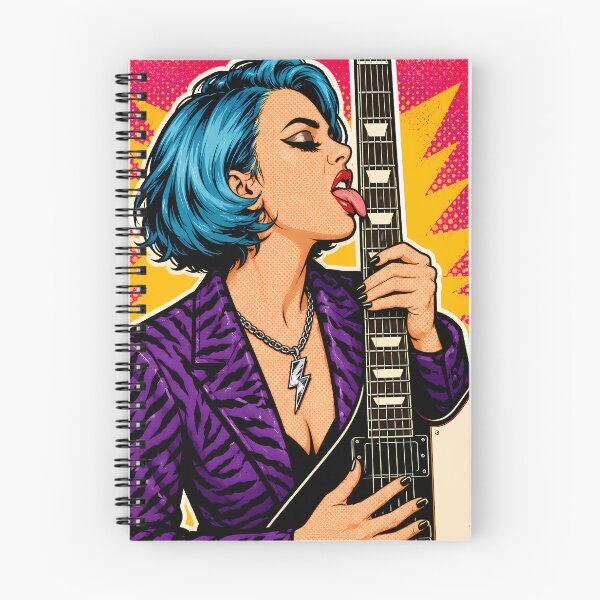 Item preview, Rock 'N' Lick – Pop Art Guitar Queen designed and sold by Azagthoth.