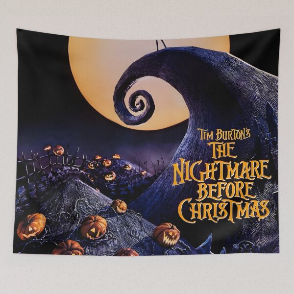 Item preview, The Nightmare Before Christmas Original Custom Vintage Movie Poster Wall Art designed and sold by Cool Robot Bro..
