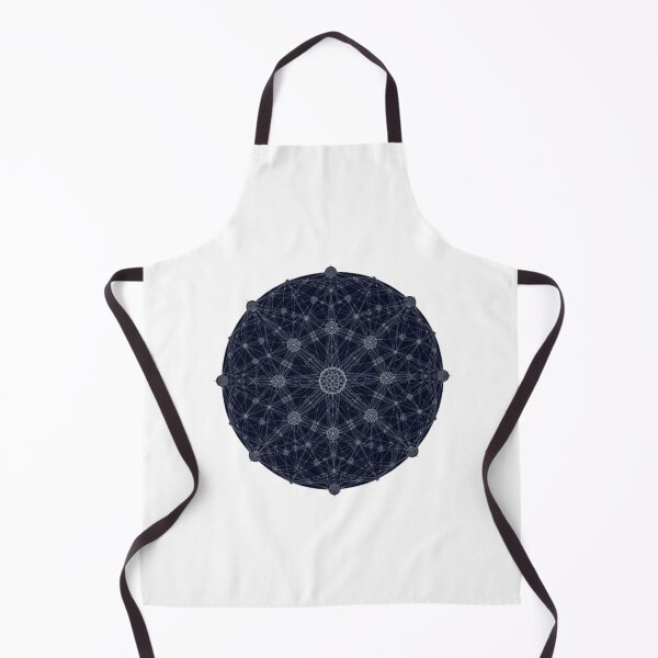 Item preview, Sacred Geometry Mandala Quantum Network Blue Matrix designed and sold by ByKayaPrints.